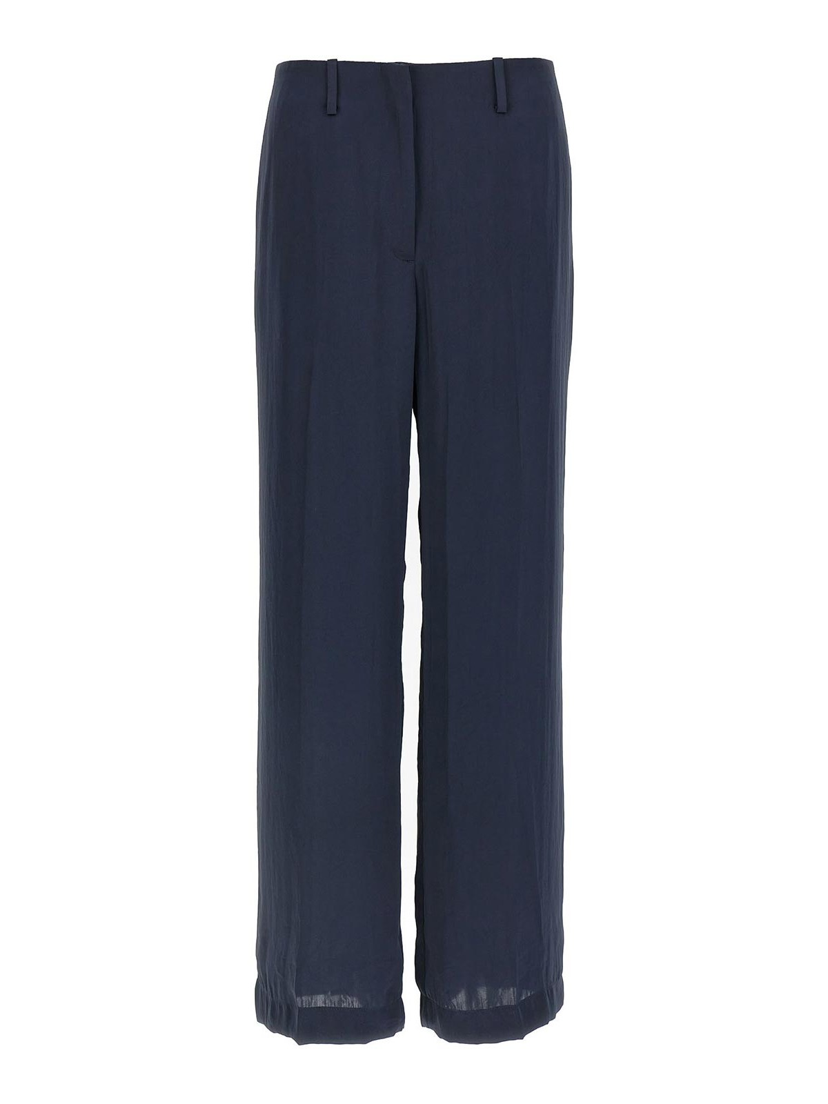 Theory Silk Effect Trousers In Multi