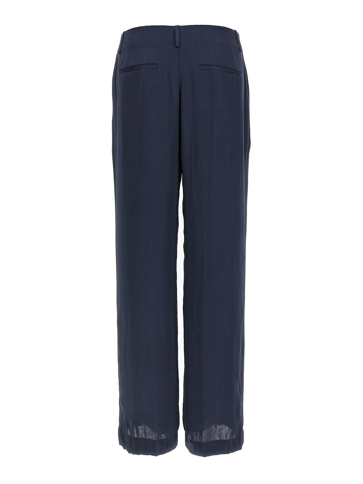Theory Silk Effect Trousers In Multi