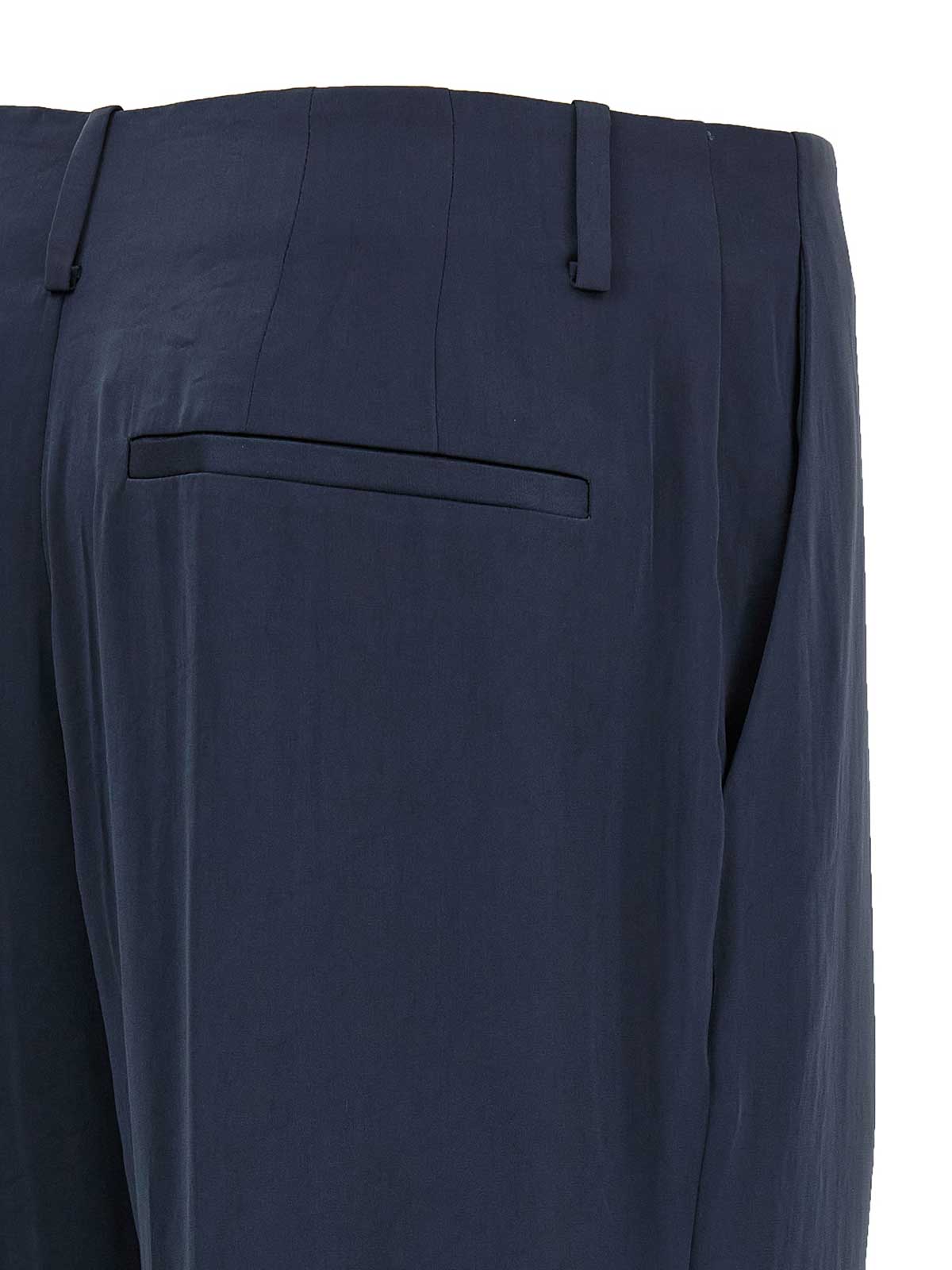 Theory Silk Effect Trousers In Multi