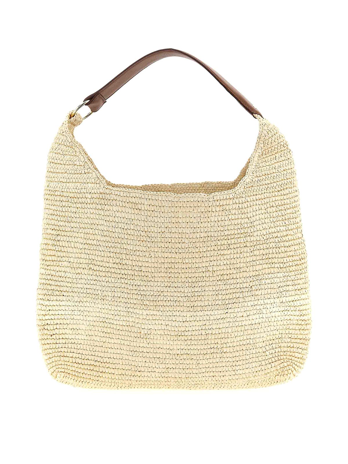 Maison Michel Cristiana Shoulder Bag In Brown