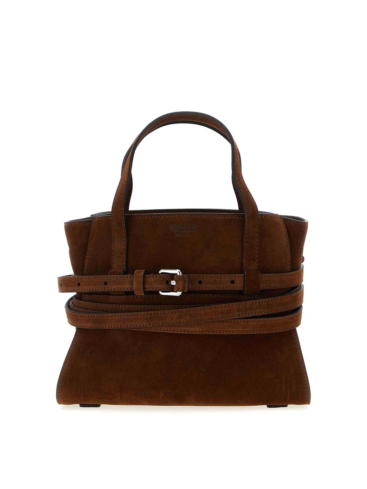 Moschino Small Handbag In Brown