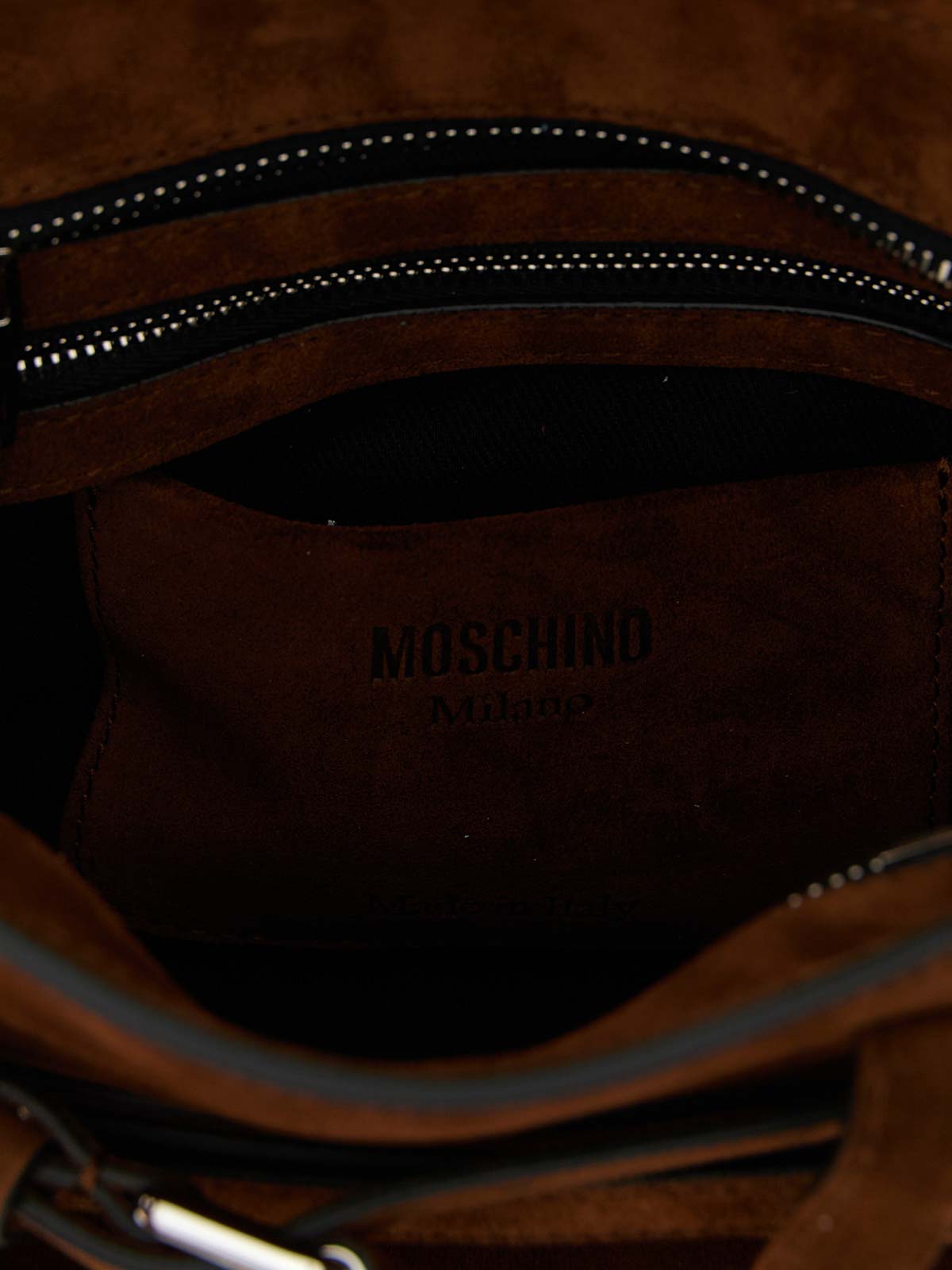Moschino Small Handbag In Brown