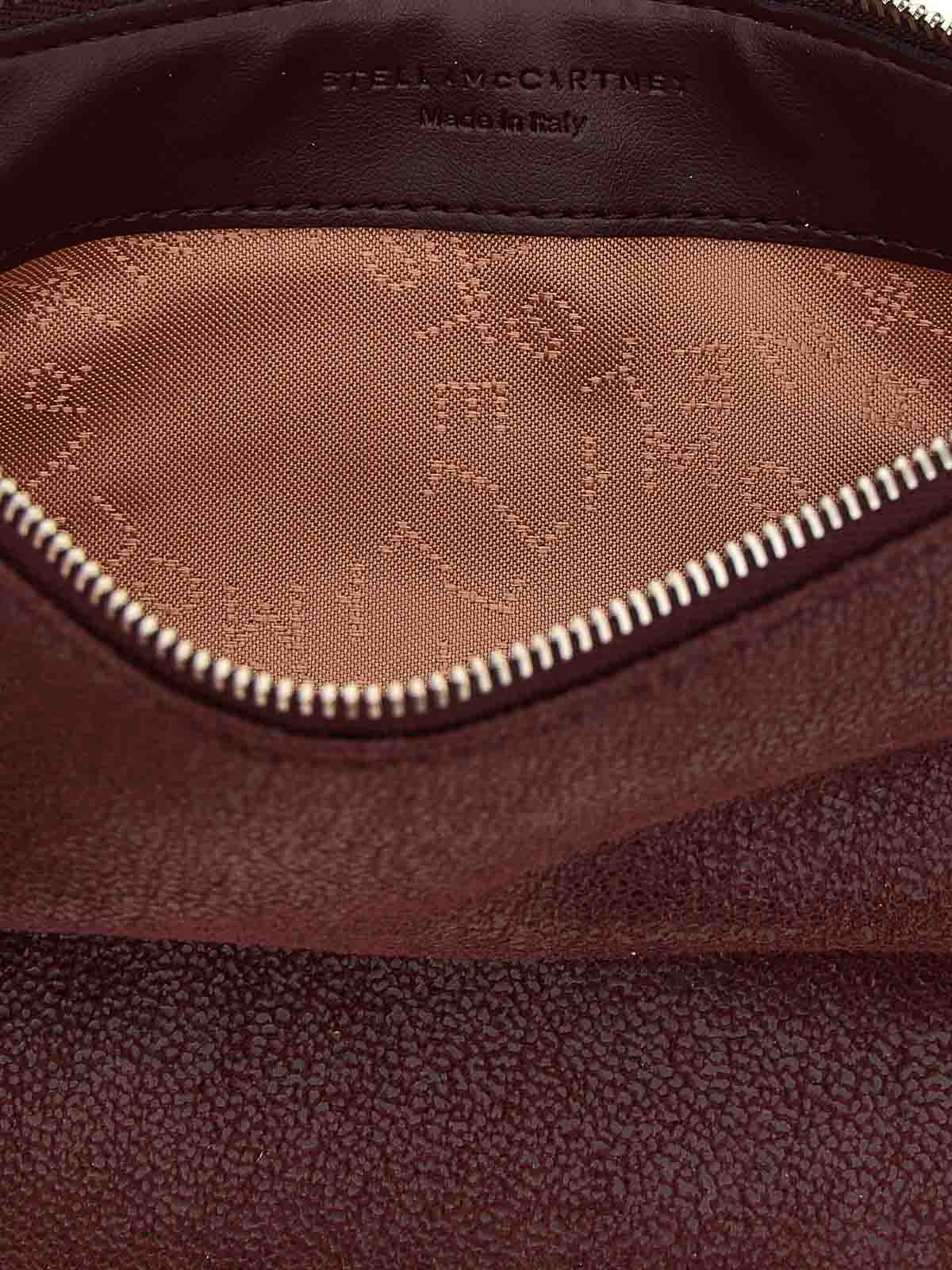 Stella Mccartney Falabella Chained Shoulder Bag In Red