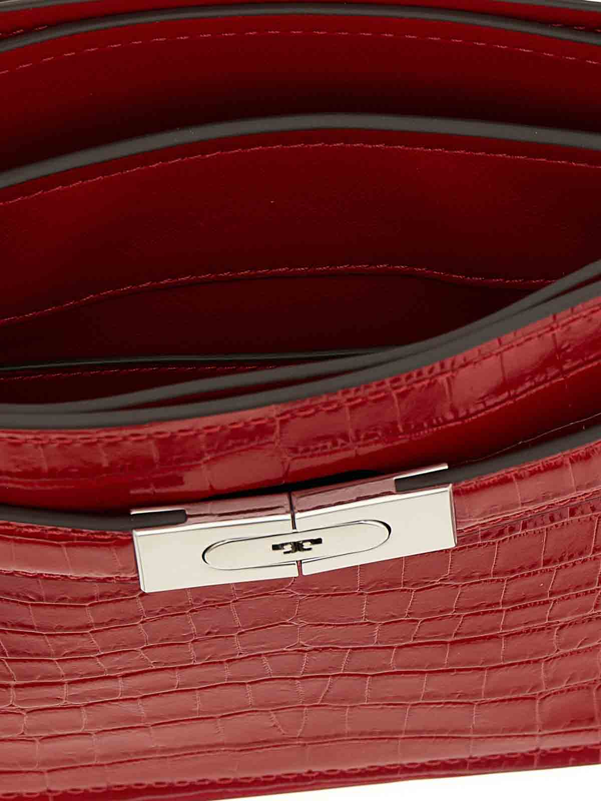 Tory Burch Petite Lee Radziwill Handbag In Red