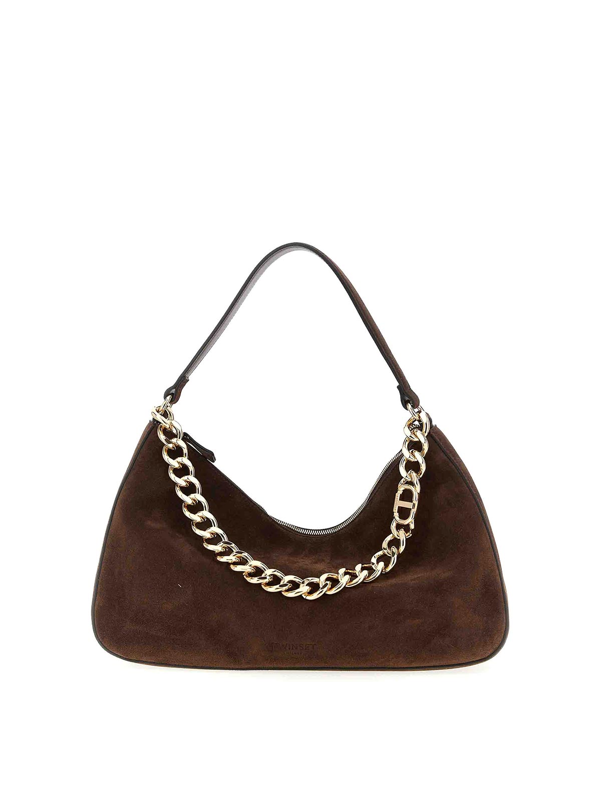 Twinset Liliane Medium Shoulder Bag In Brown