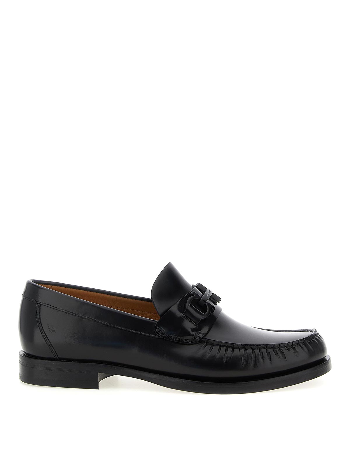 Ferragamo Fort Loafers In Black