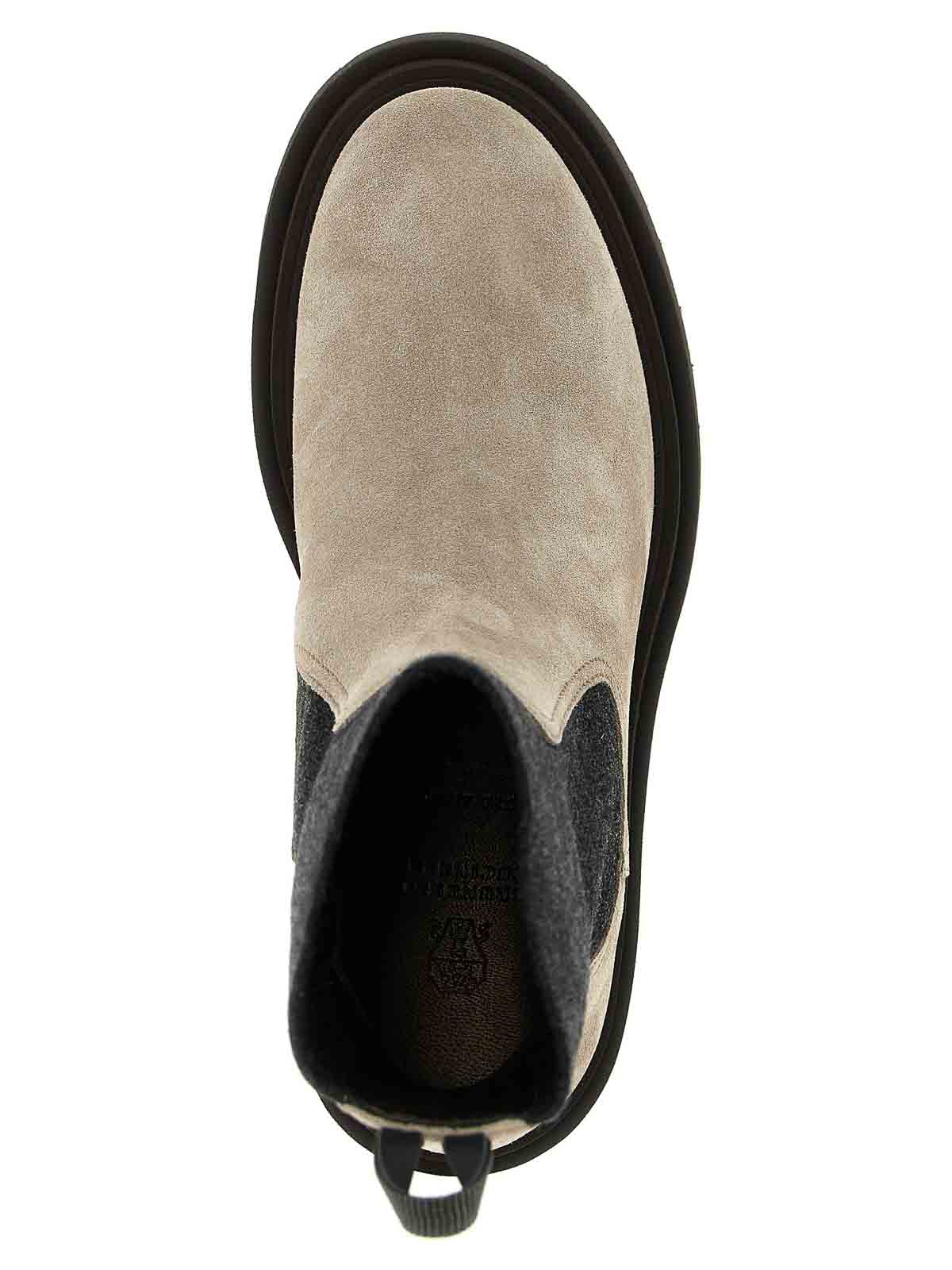 Brunello Cucinelli Women Precious Loop Detail Ankle Boots In Sand