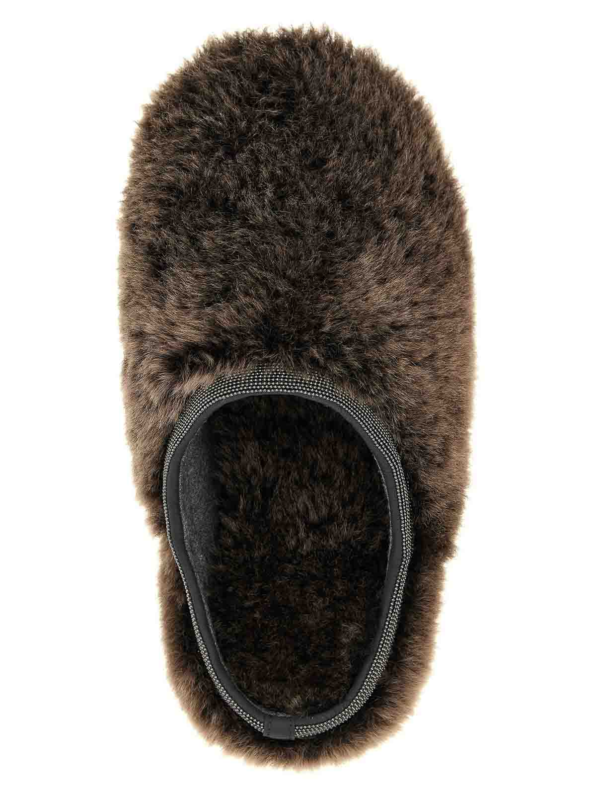 Brunello Cucinelli Flat Shoes  Woman Color Brown In Brown