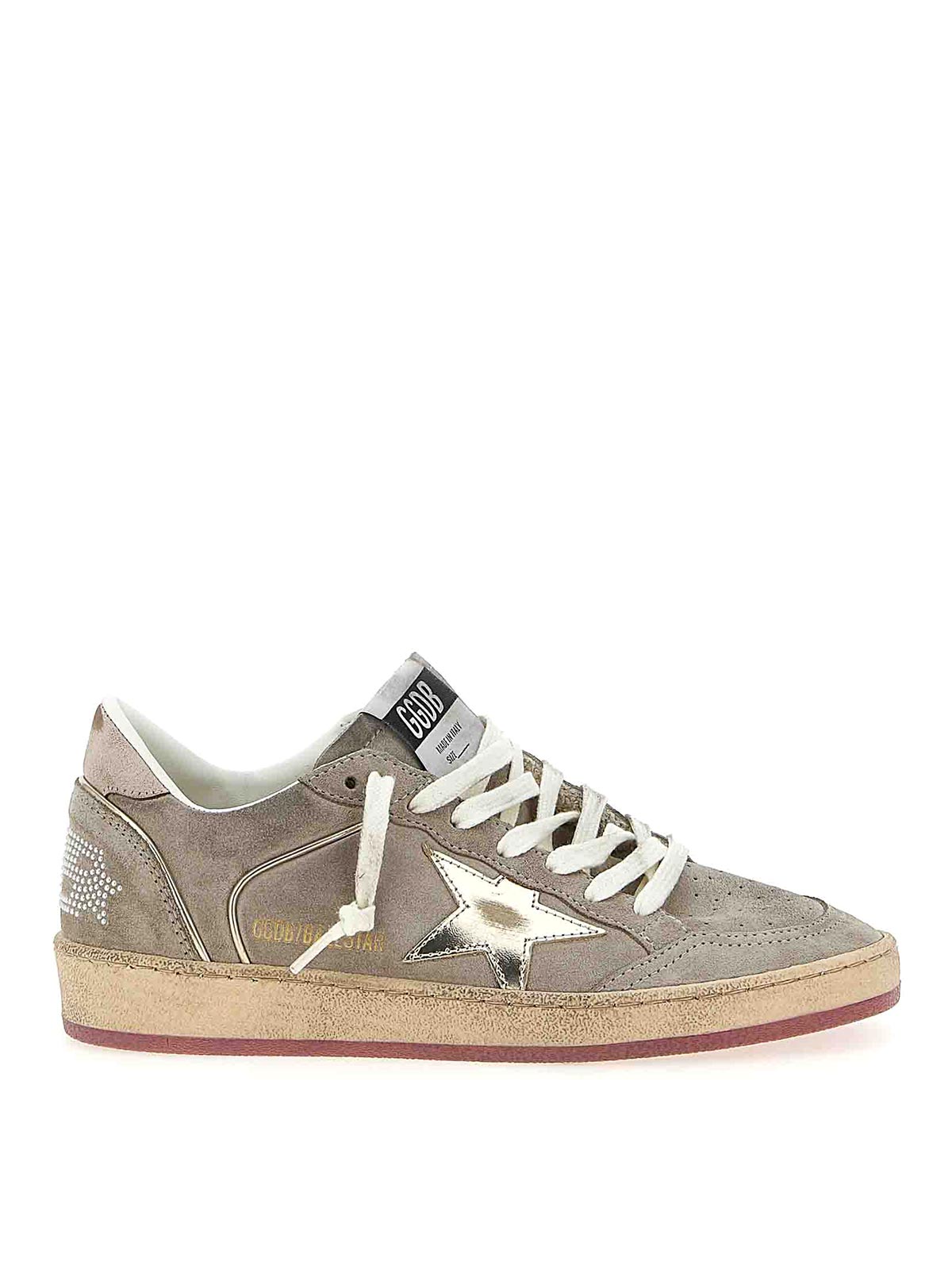 Golden Goose Ball Star Sneakers In Gray