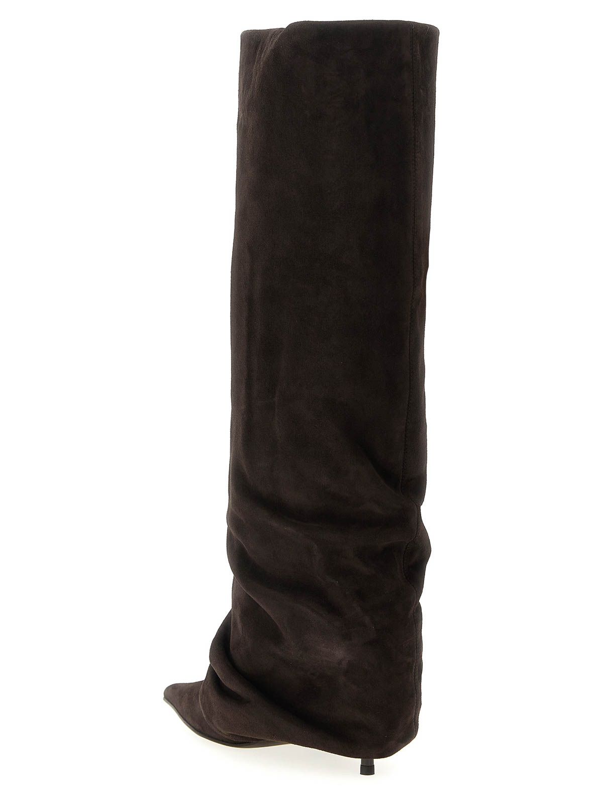 Le Silla Andy High Heels Boots In Brown Suede In Brown