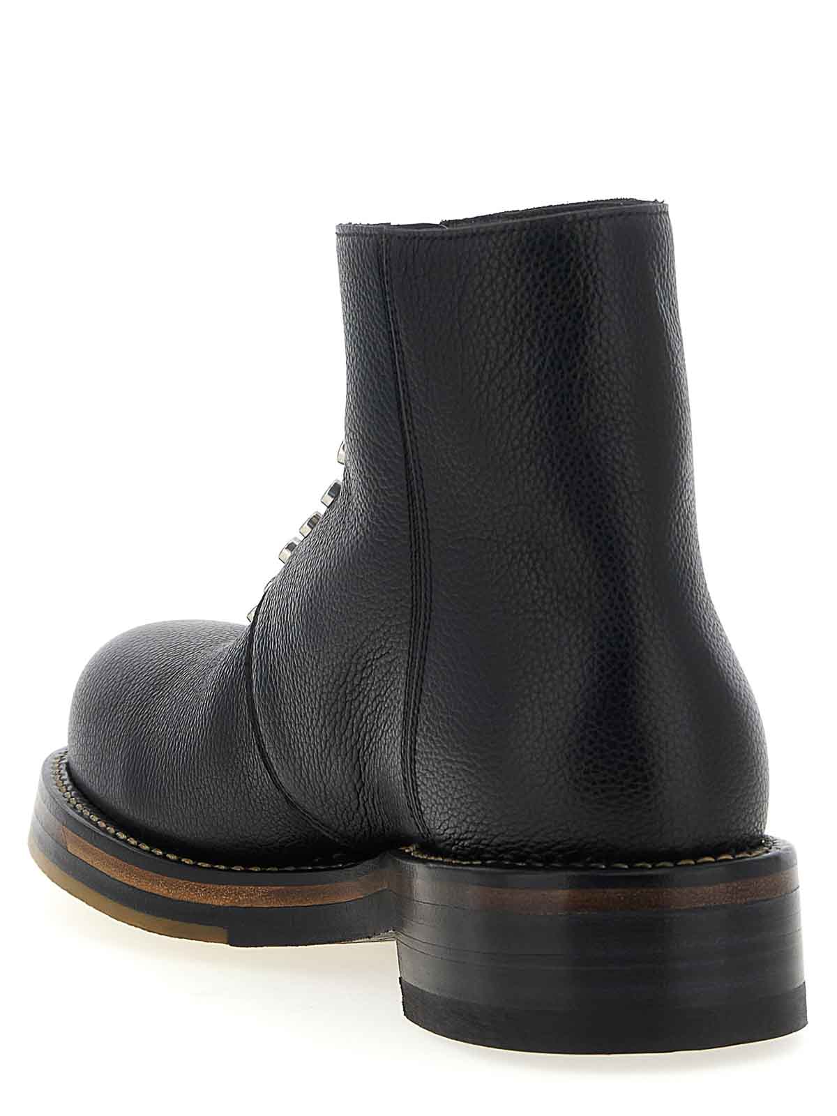 Alexander Mcqueen Maker Ankle Boots In Black