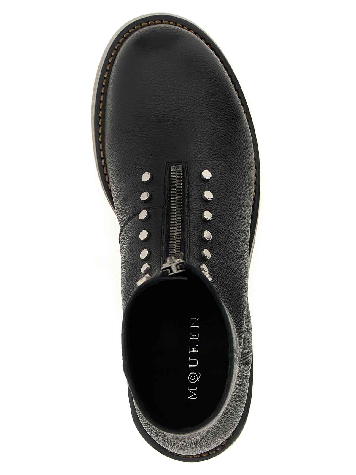 Alexander Mcqueen Maker Ankle Boots In Black