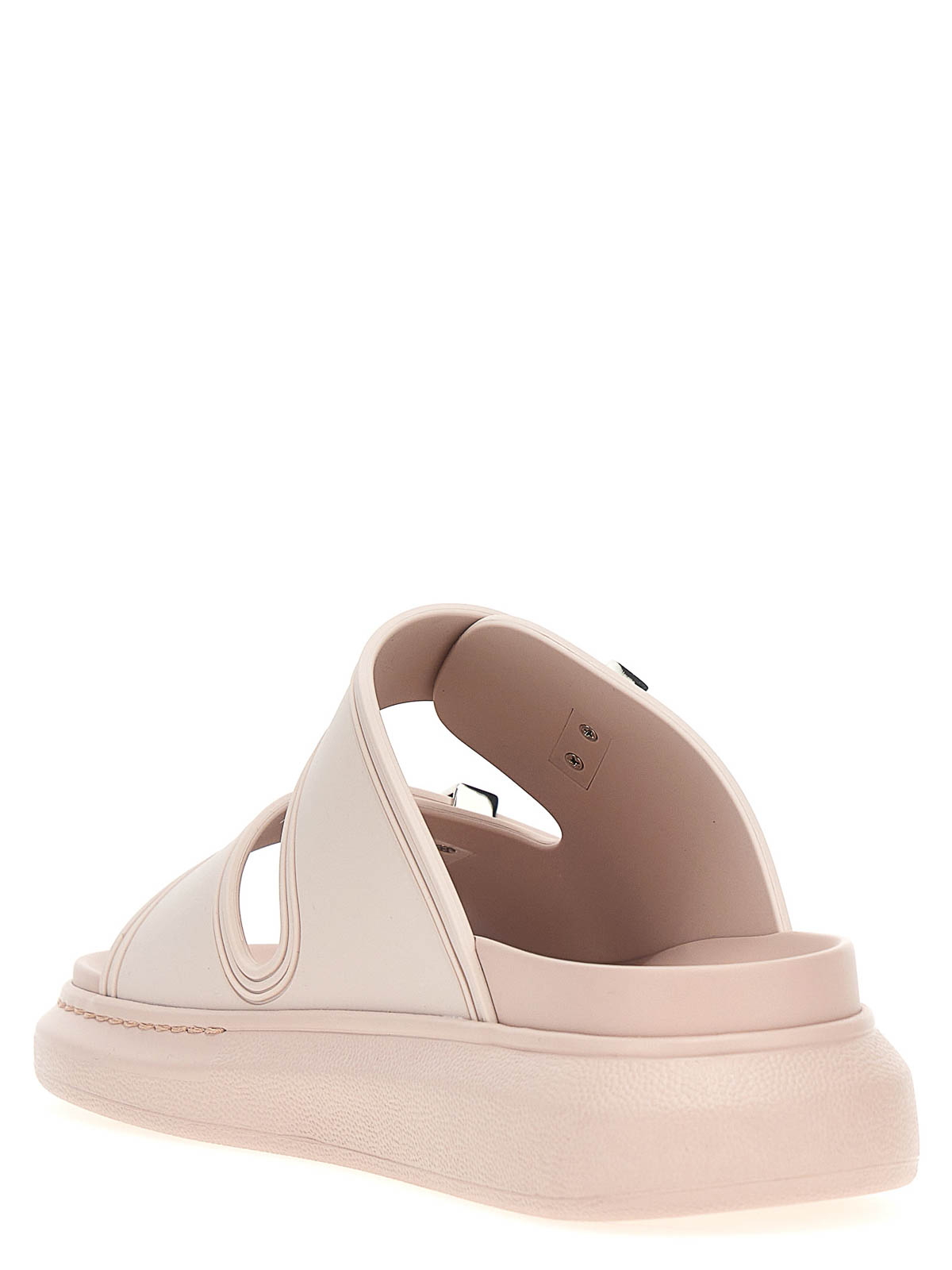 Alexander Mcqueen Oversize Hybrid Sandal In Nude