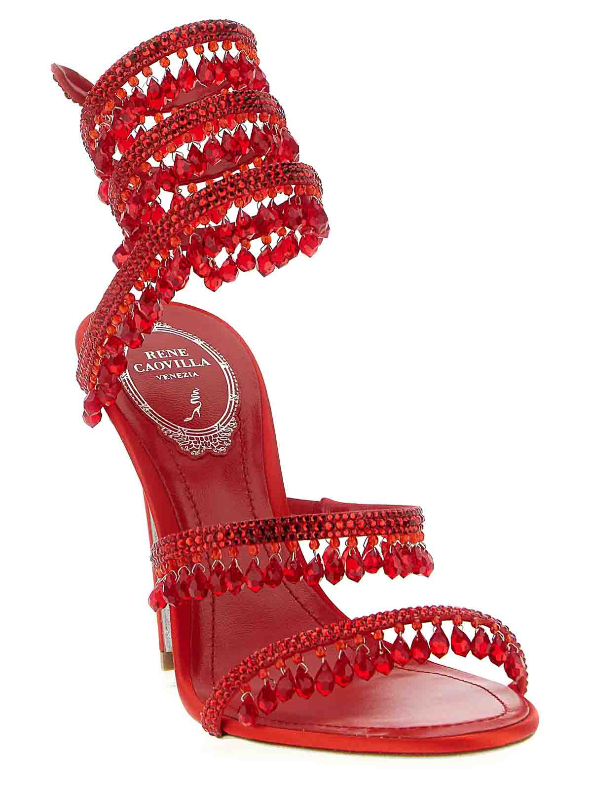 René Caovilla Shoes Rene Caovilla Woman Color Red In Red