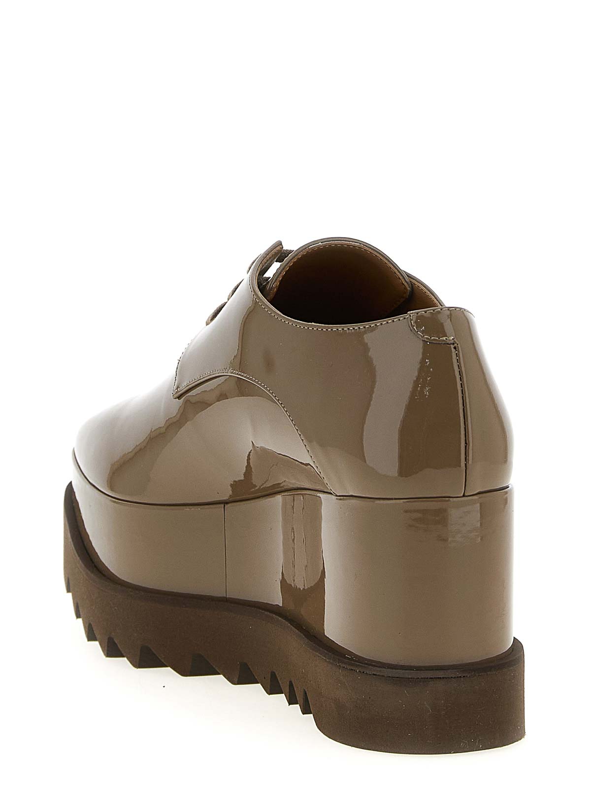 Stella Mccartney Brown Platform Sneakers In Brown
