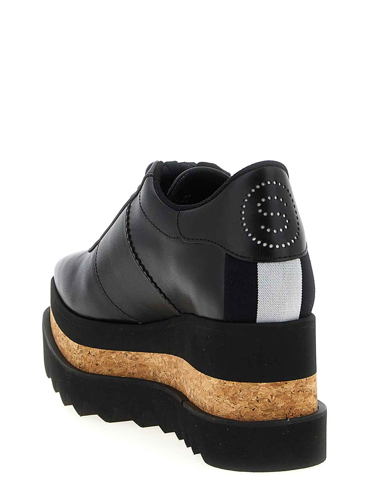 Stella Mccartney Sneakelyse Sneakers In Black Polyester In Black