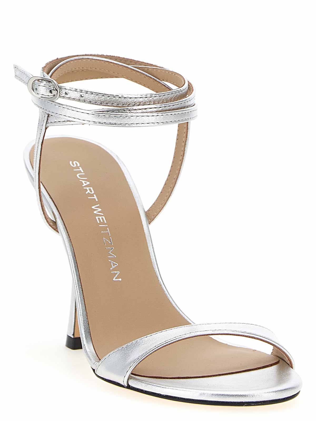 Stuart Weitzman Nudist Wrap Sandals In Multi