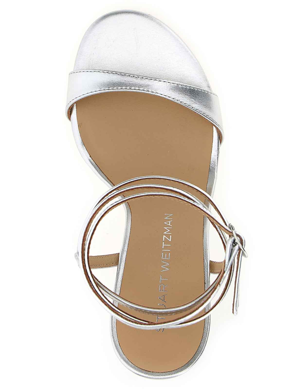 Stuart Weitzman Nudist Wrap Sandals In Multi
