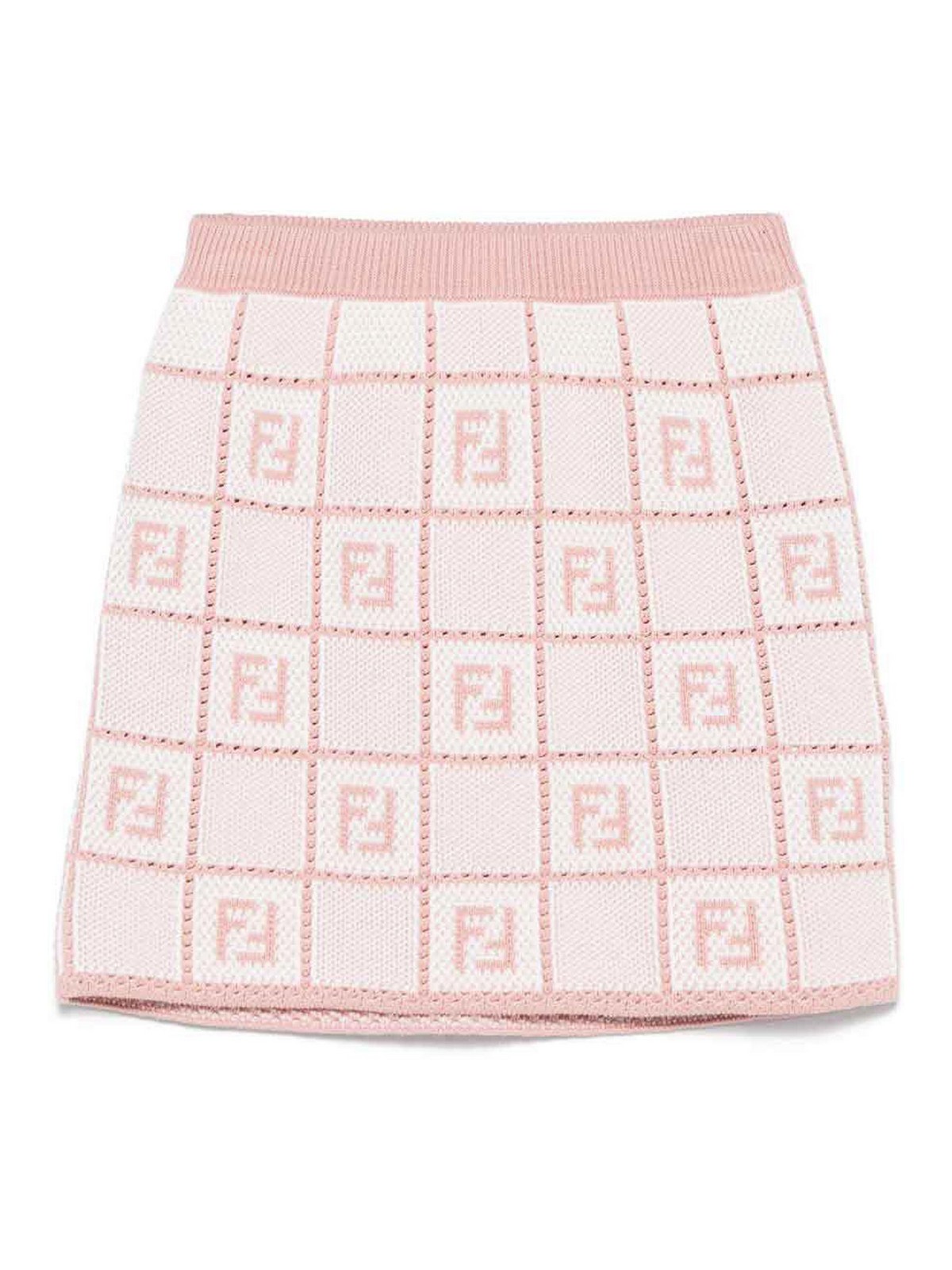 Fendi Jr Skirt In Pink