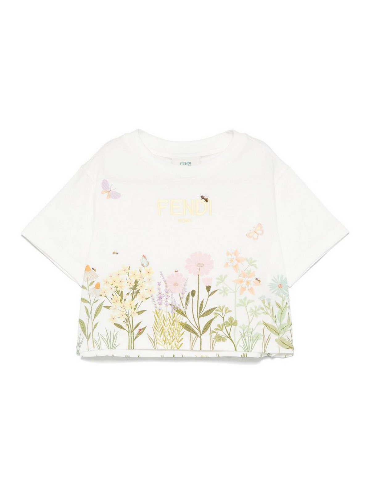 Fendi Jr Kids' Blouse In White