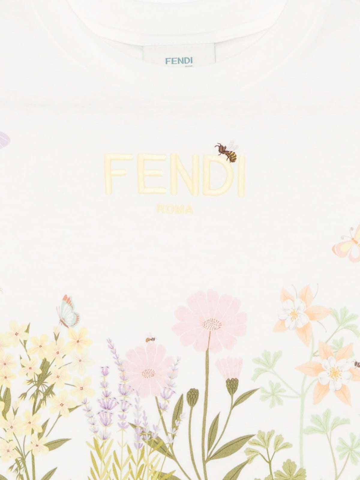 Fendi Jr Blouse In White