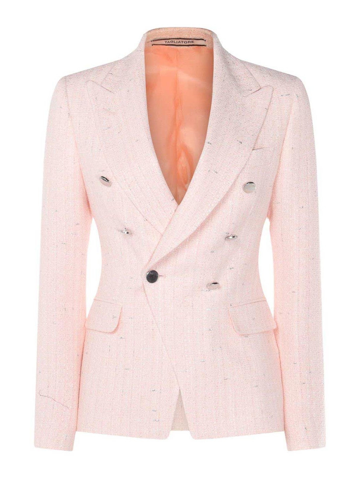 Tagliatore Tailored Jacket Button Detailing In Multi