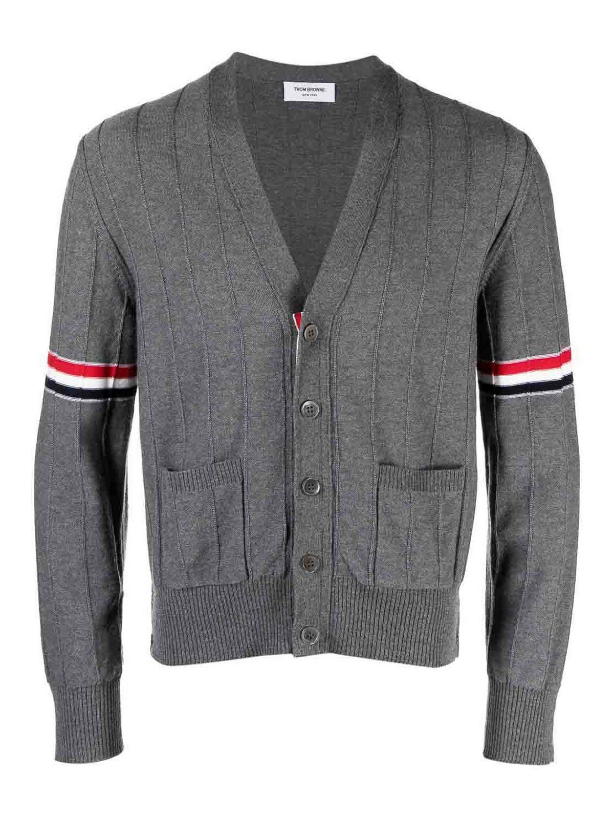 Thom Browne Maglie Med Grey In Gray