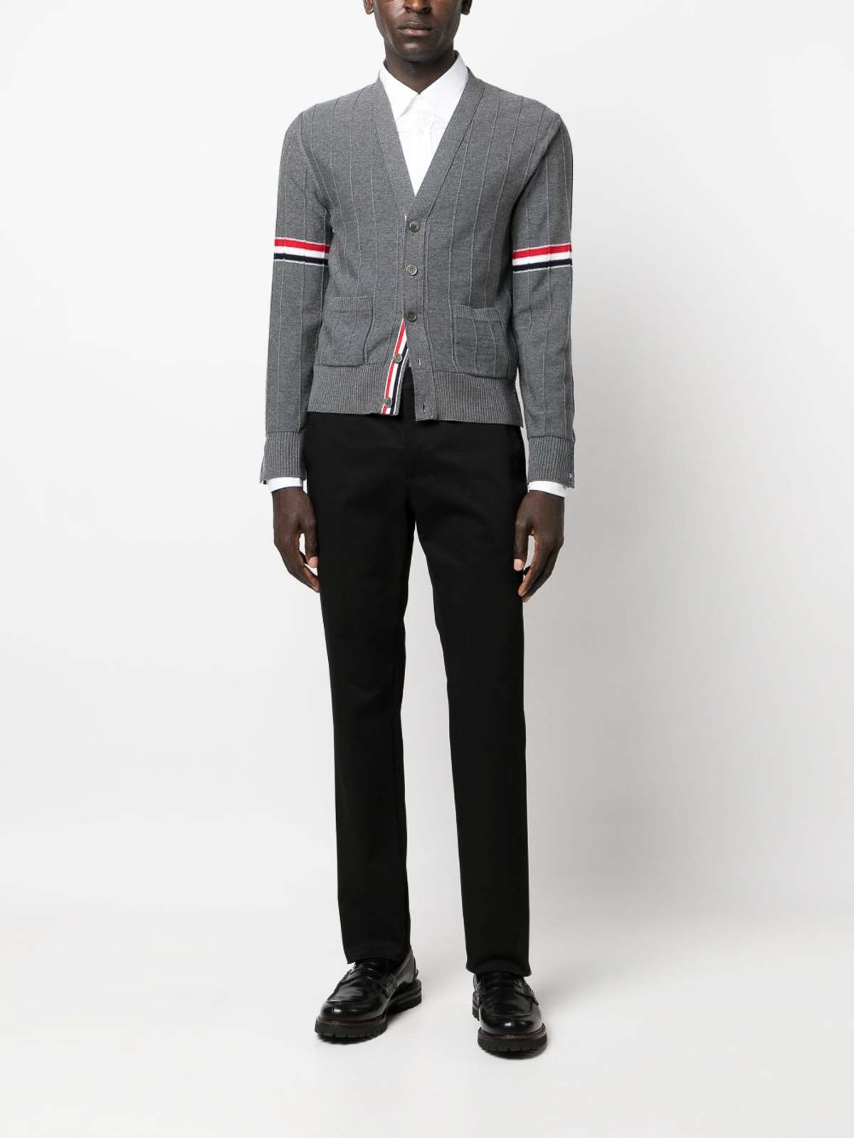 Thom Browne Maglie Med Grey In Gray