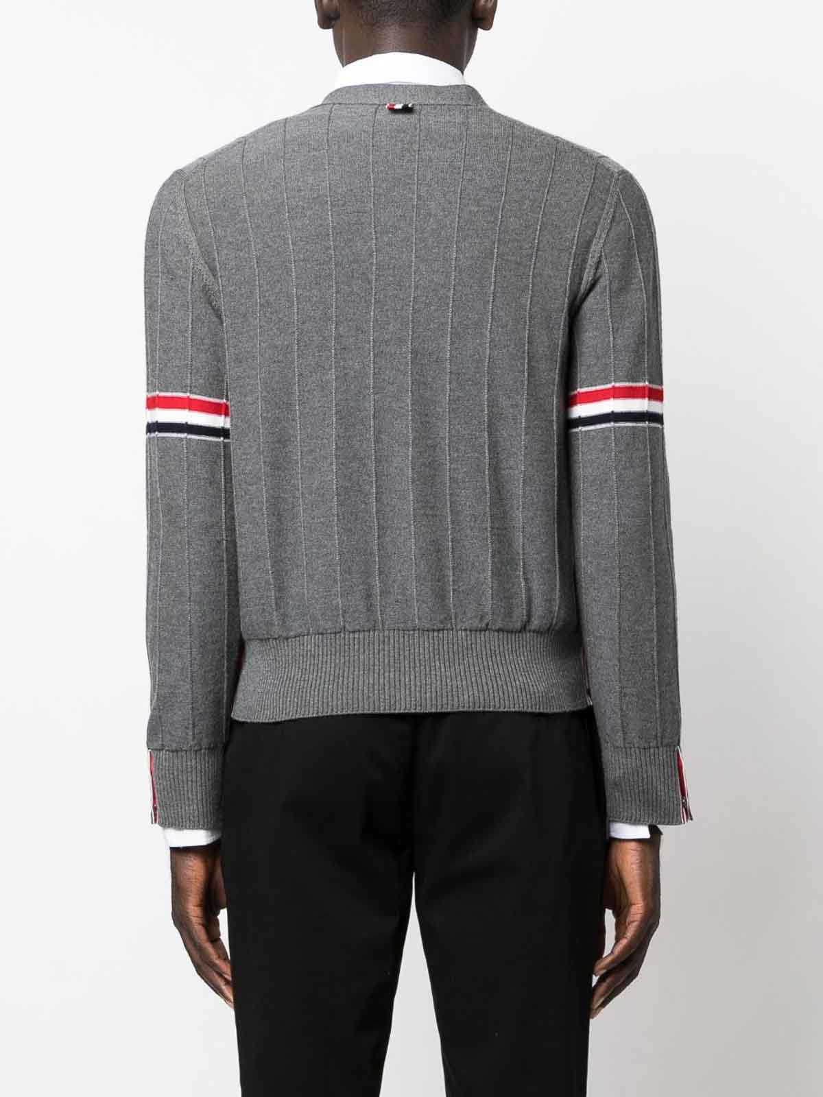 Thom Browne Maglie Med Grey In Gray