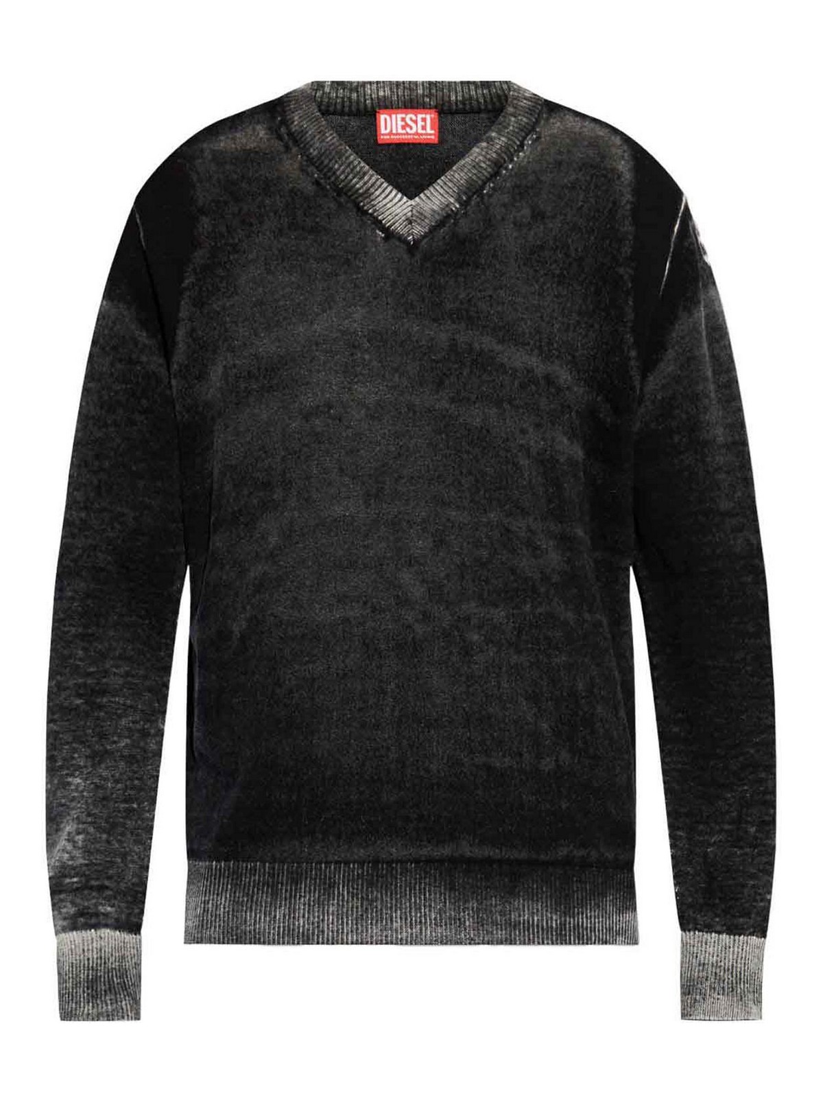 Diesel K-veli Knitted Jumper In Black