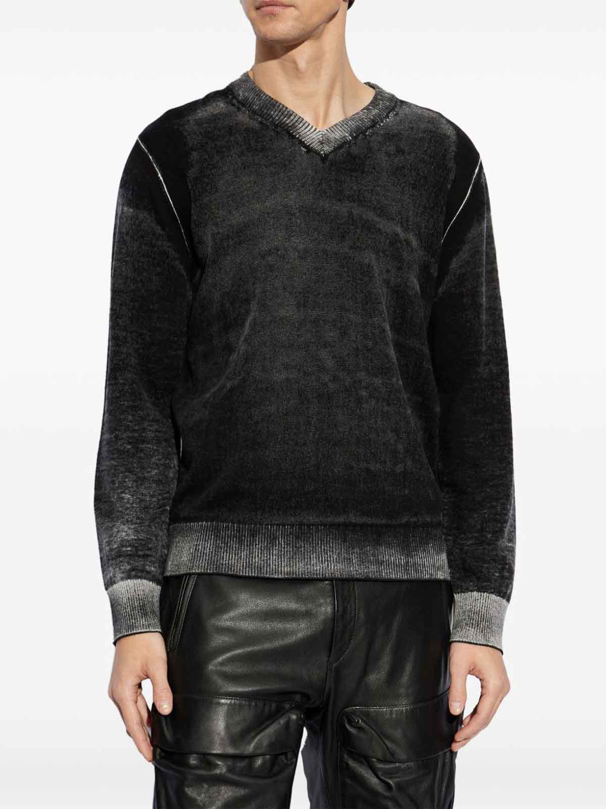 Diesel K-veli Knitted Jumper In Black