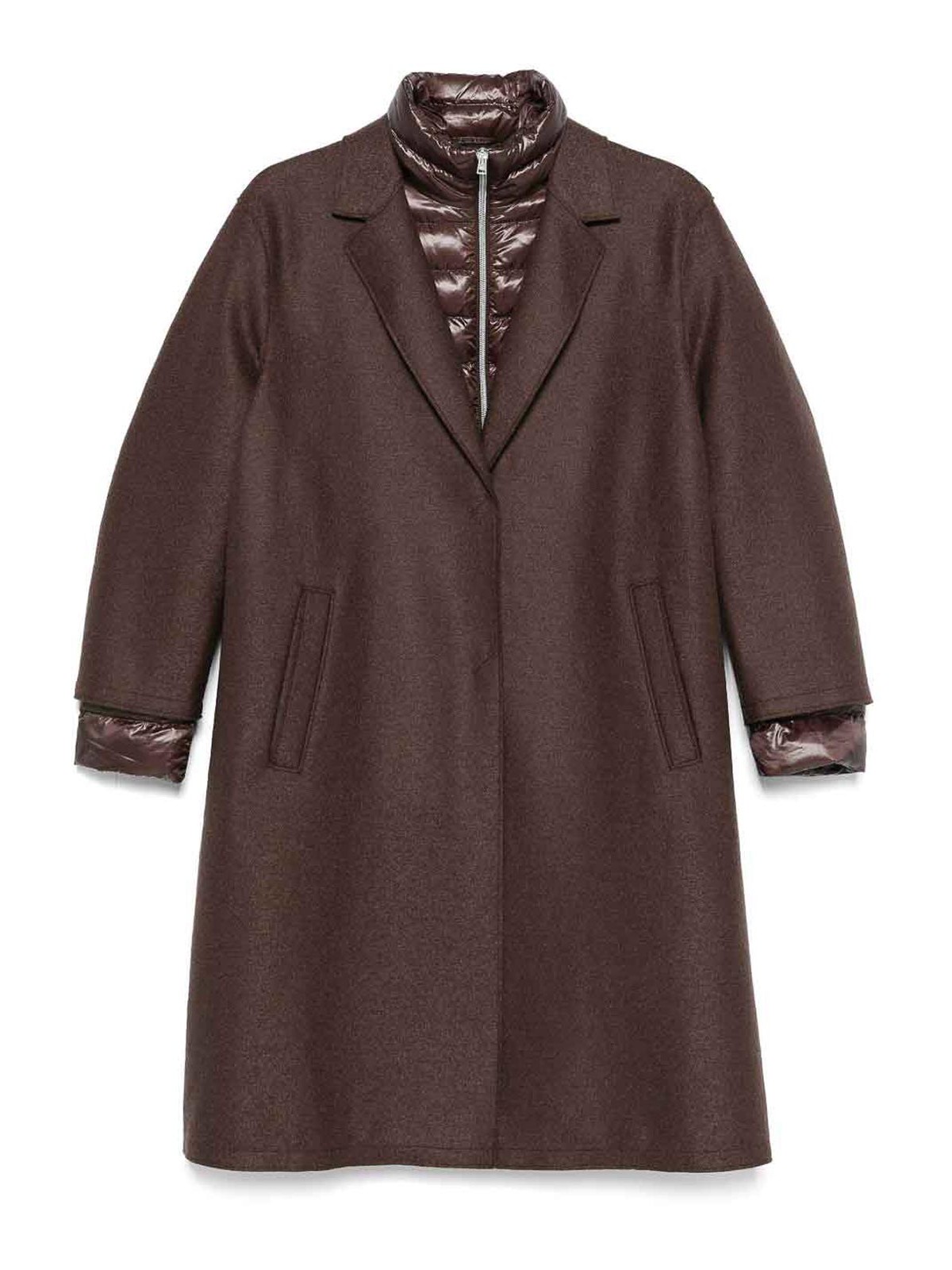 Herno Coat In Brown