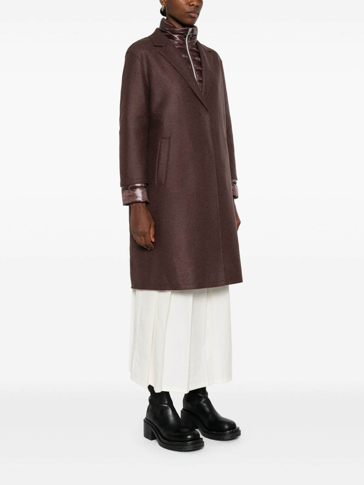 Herno Coat In Brown