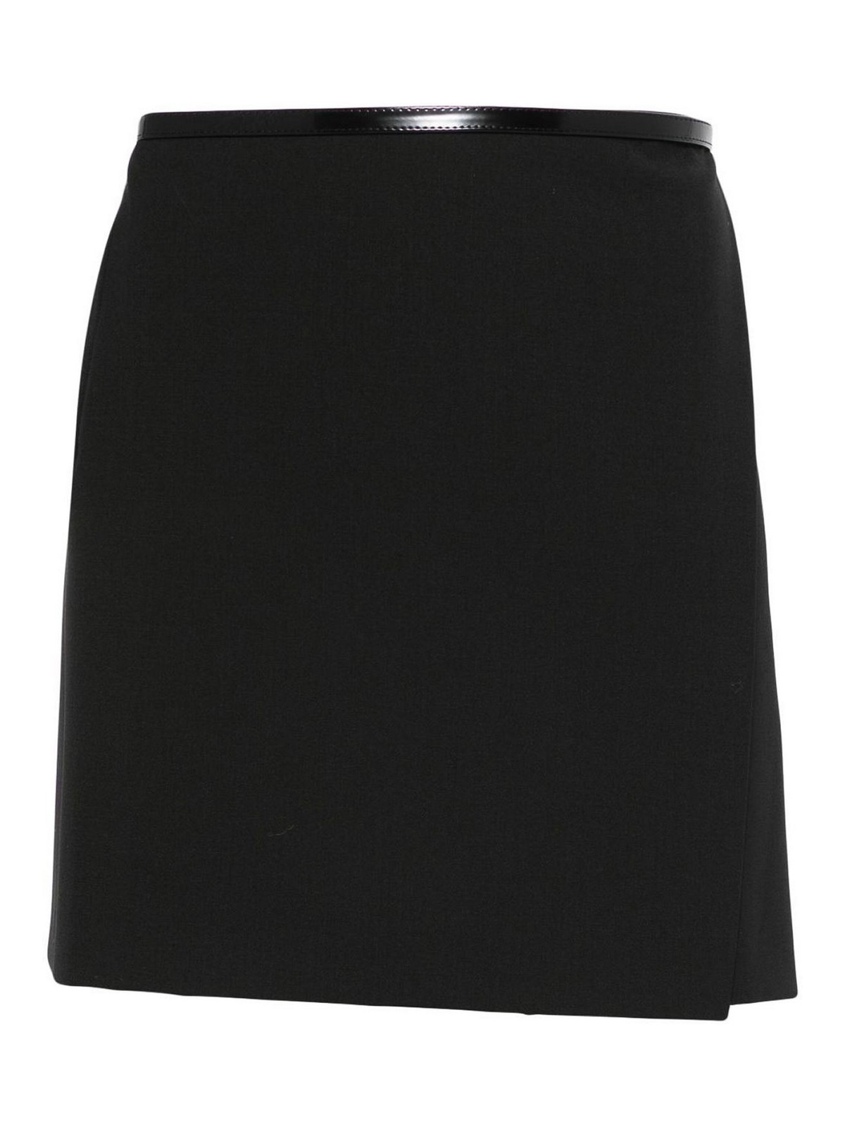 Philosophy Di Lorenzo Serafini Crepe Belted Wrap Dress In Black