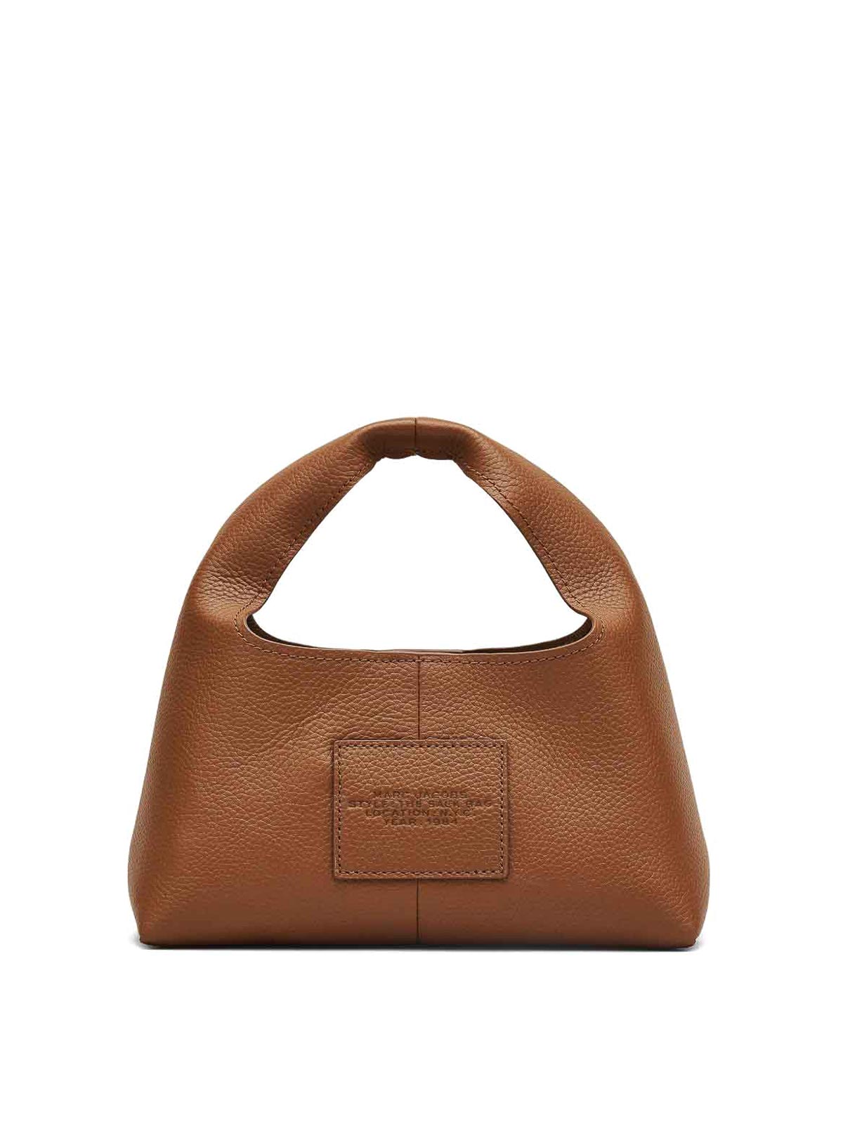 Marc Jacobs The Mini Sack Leather Handbag In Brown