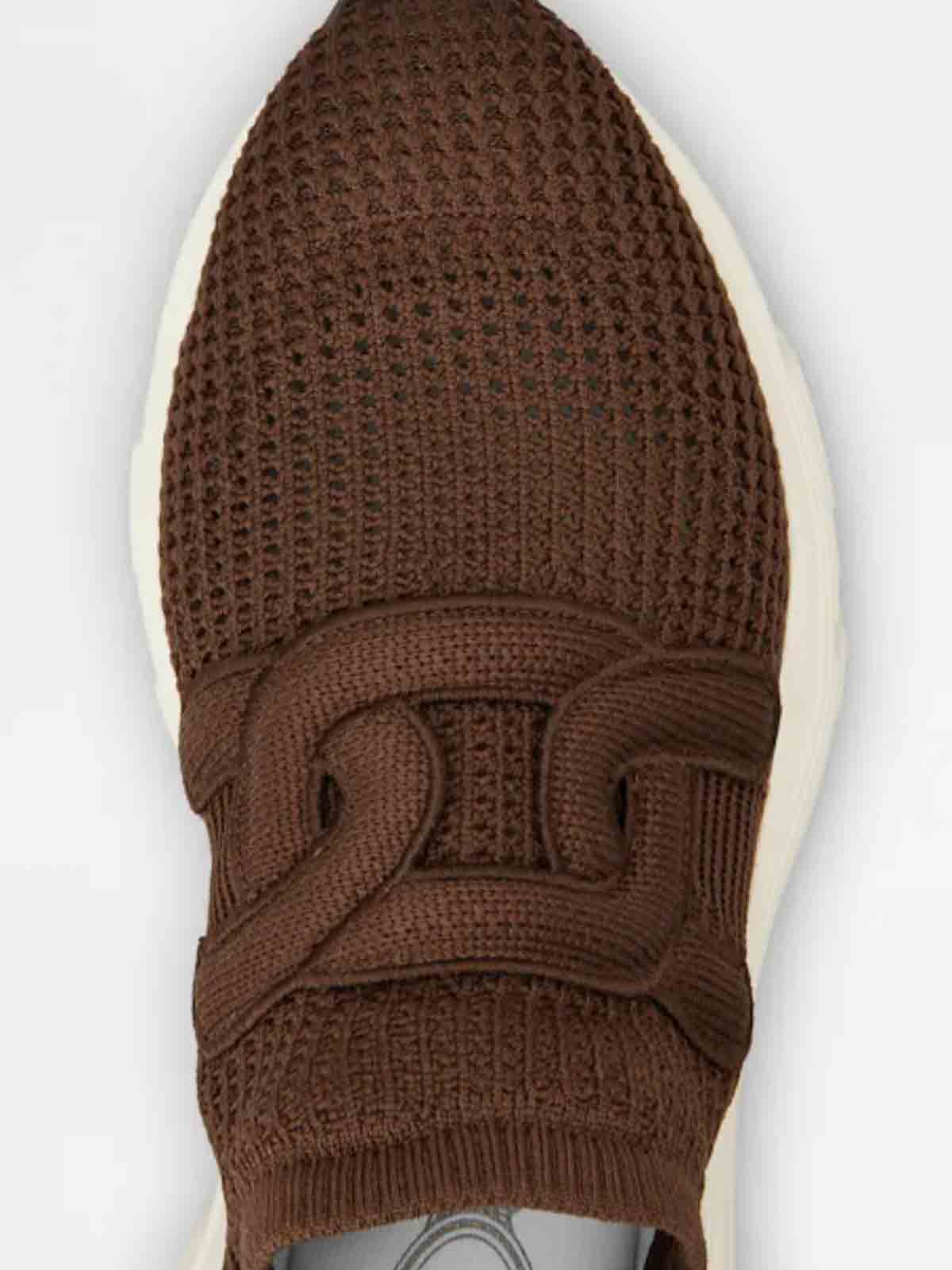 Tod's Run 54c Slip-on Sneakers In Brown