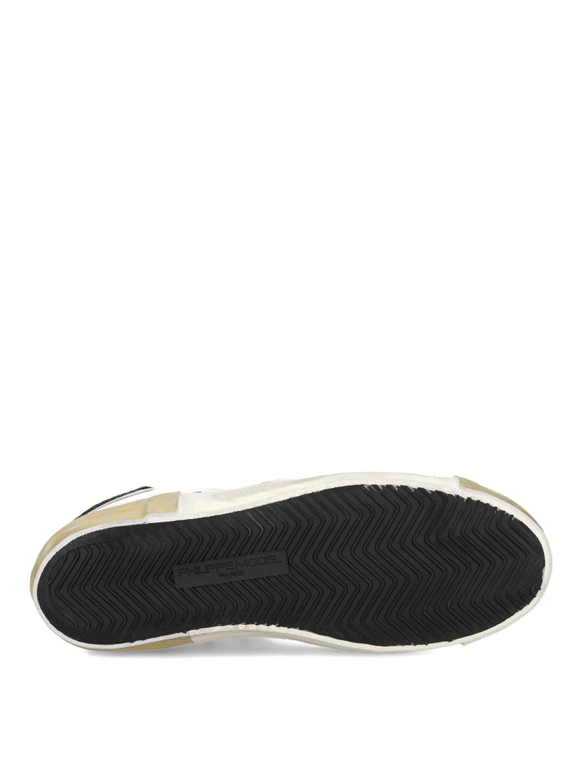 Philippe Model Paris Padded Tongue Lace-up In Black