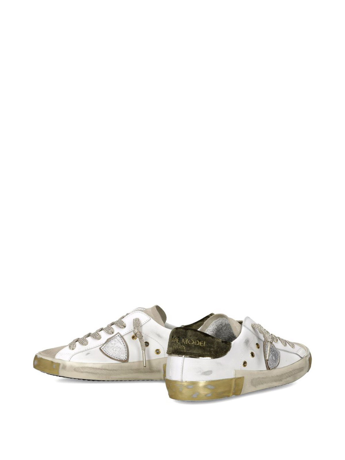 Philippe Model Paris Padded Tongue Lace-up In Black
