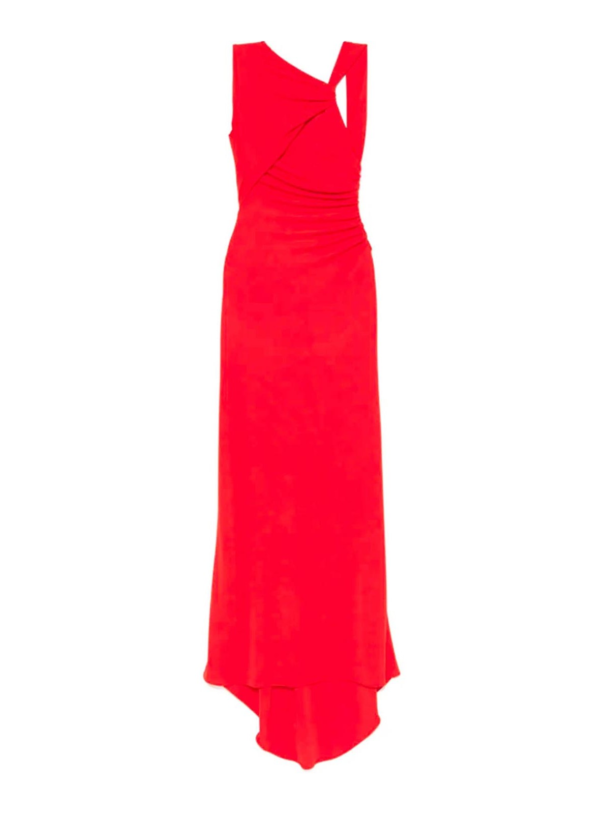 The Andamane Midi Dress In Red