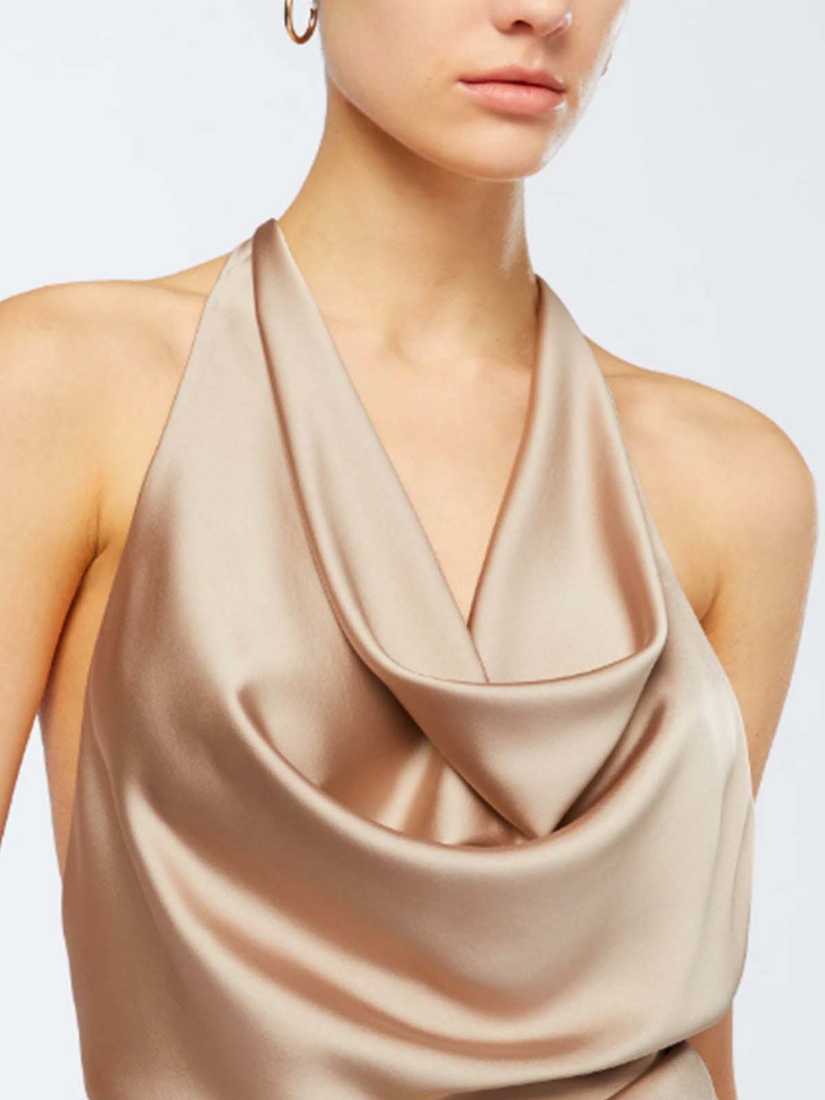 The Andamane Top In Gold