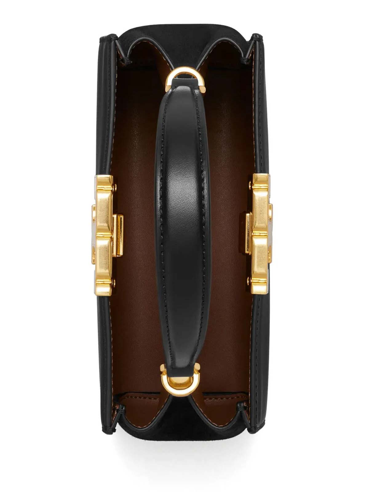 Tory Burch Leather Bag In Black