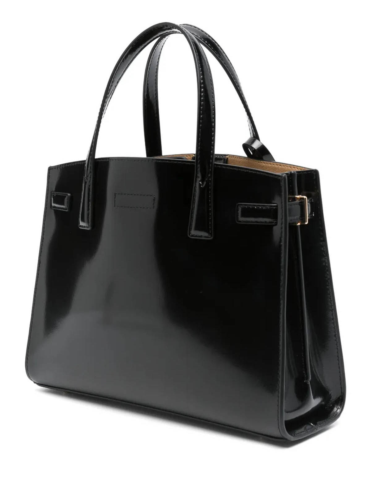 Tory Burch Leather Bag In Black