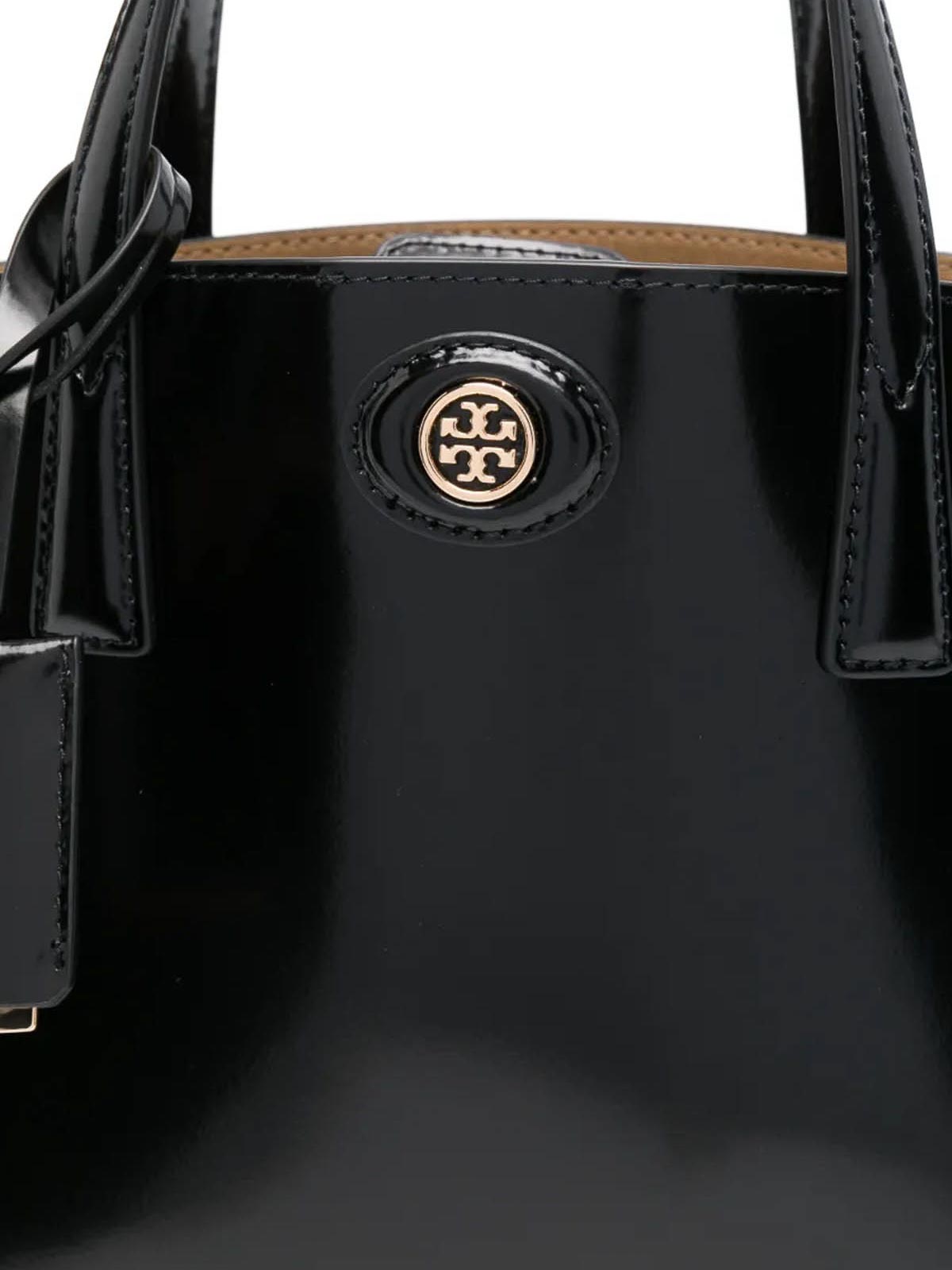Tory Burch Leather Bag In Black