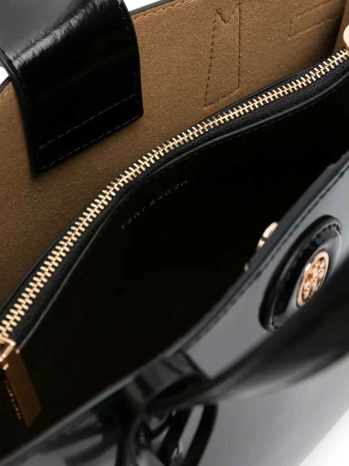 Tory Burch Leather Bag In Black