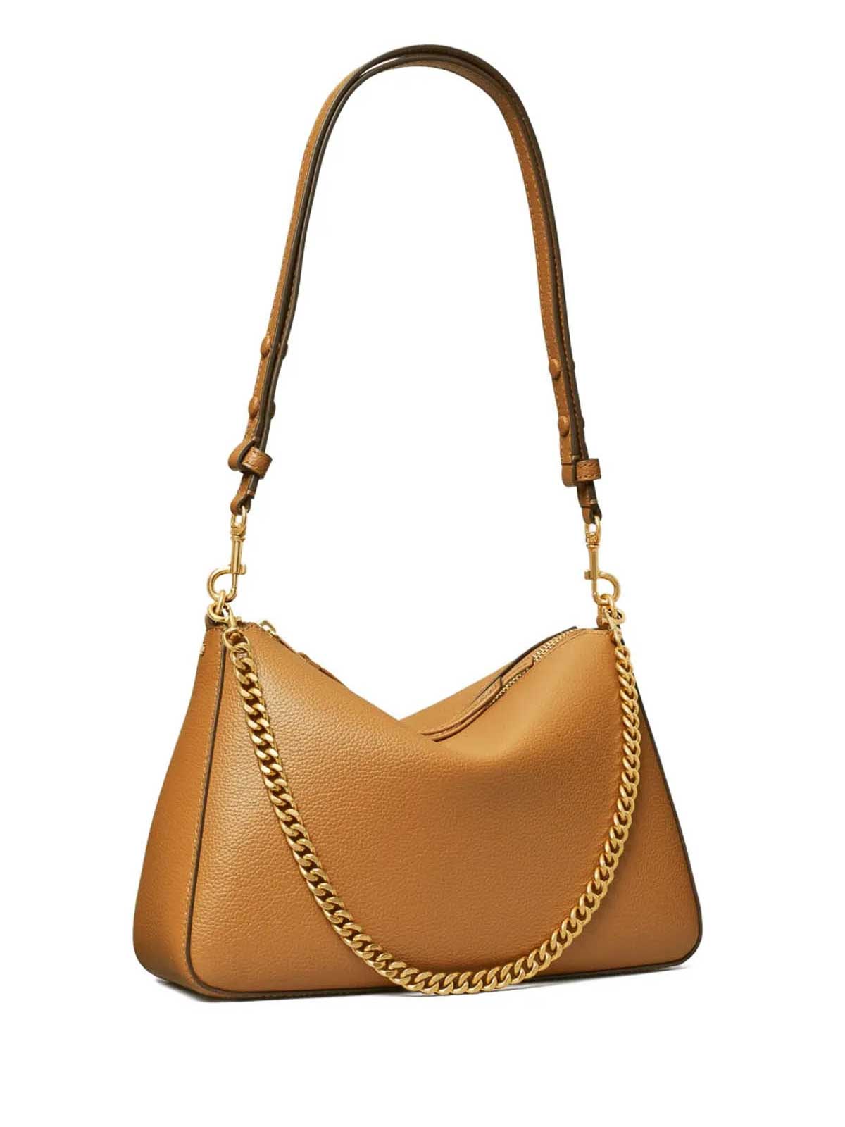 Tory Burch Leather Bag In Brown
