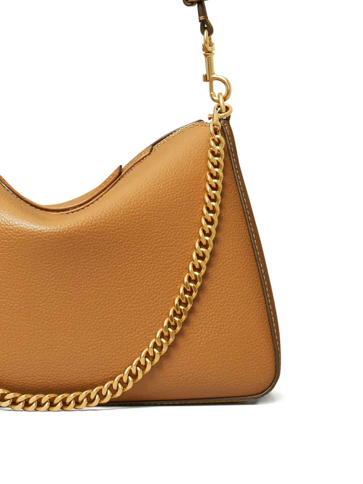 Tory Burch Leather Bag In Brown