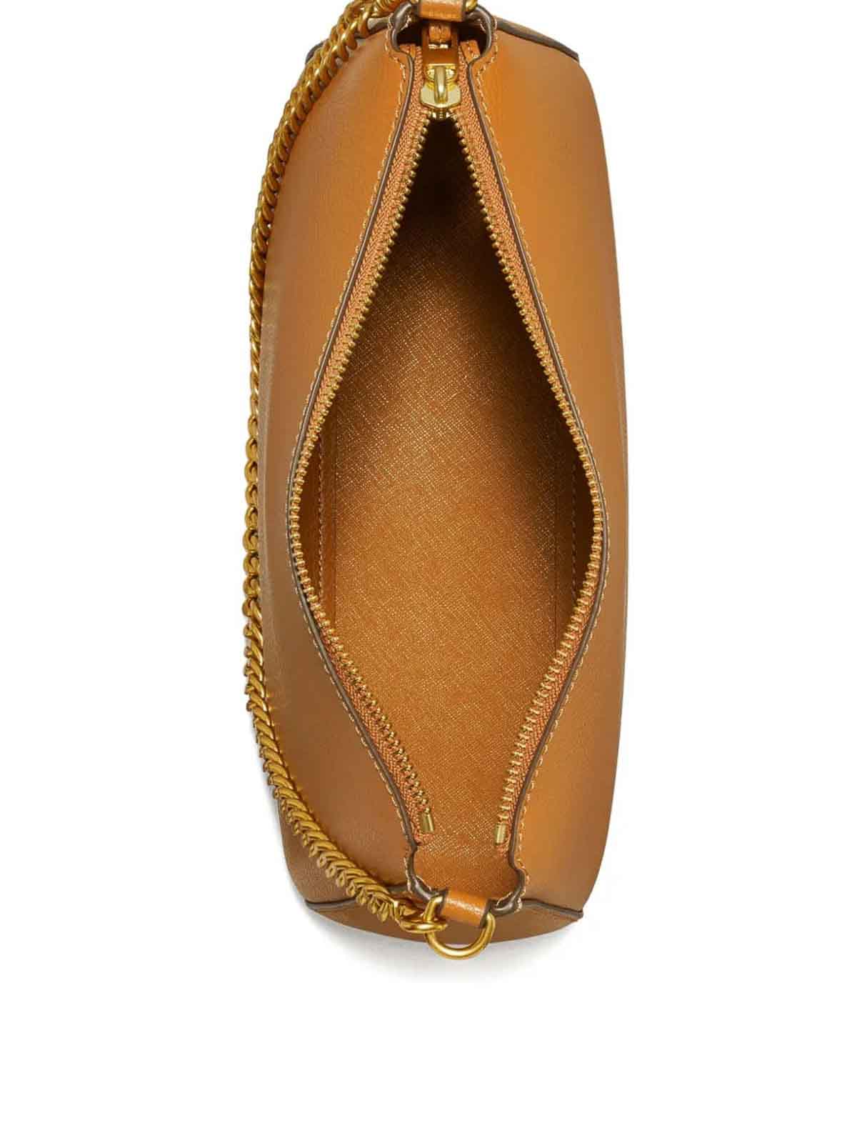 Tory Burch Leather Bag In Brown