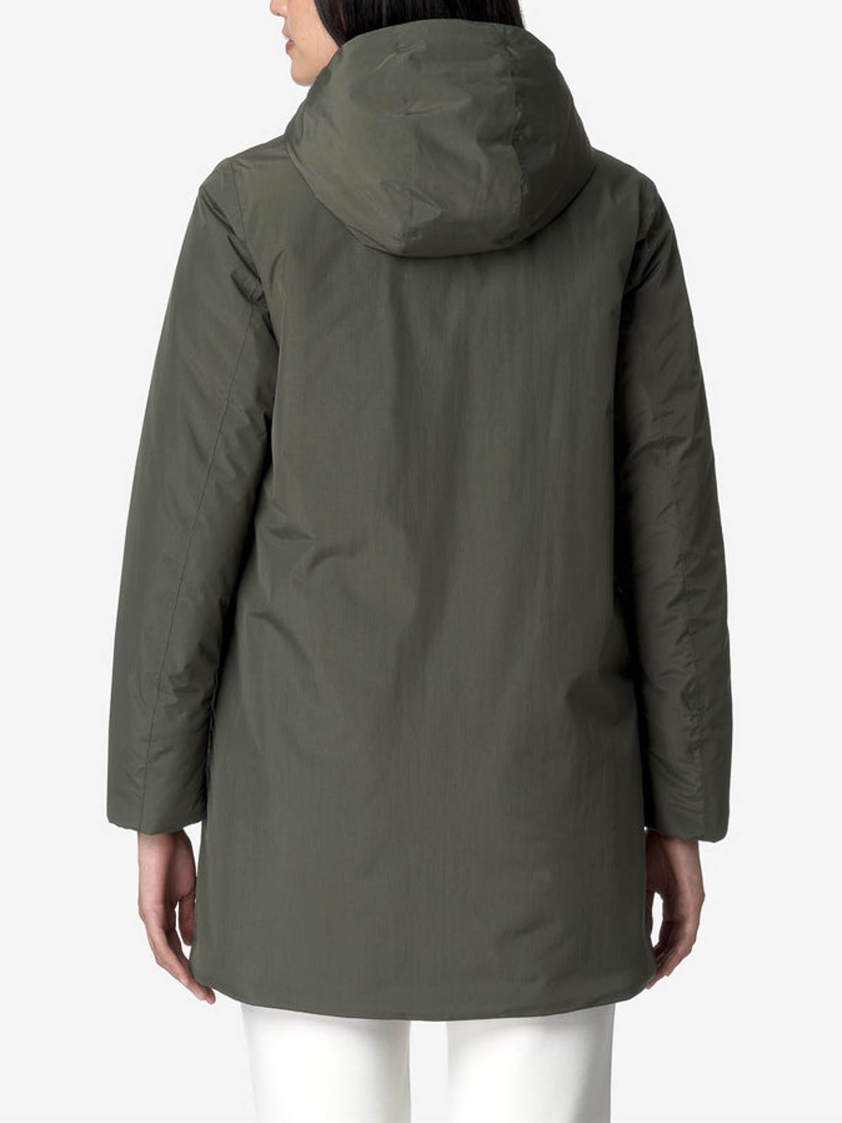 K-way Sophie Soft Touch Marmotta In Green