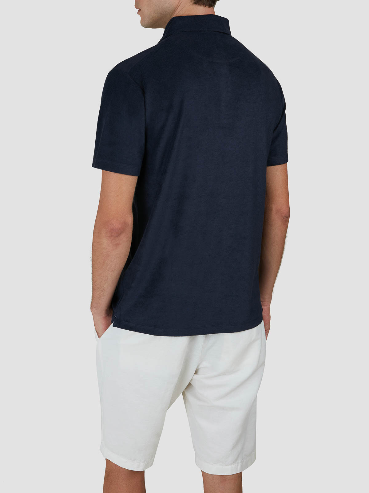 Paul & Shark Polo X Soft Toweling In Blue