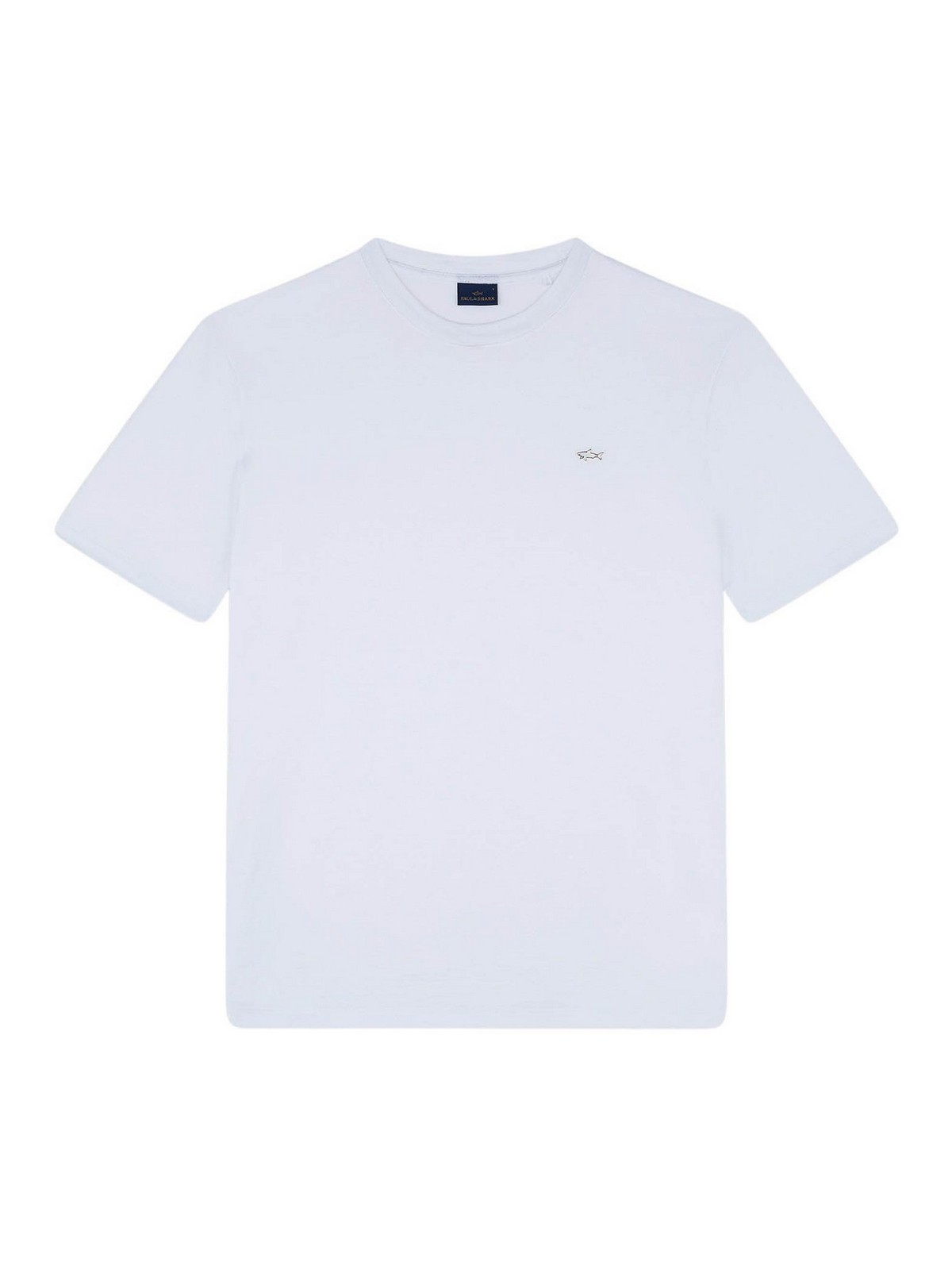 Paul & Shark T-shirt In Jersey Di Lino In Neutral